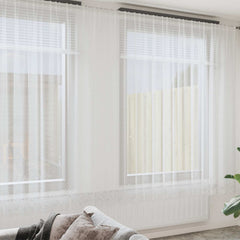 vidaXL Lace Curtain White 280 x 750 cm Polyester 1