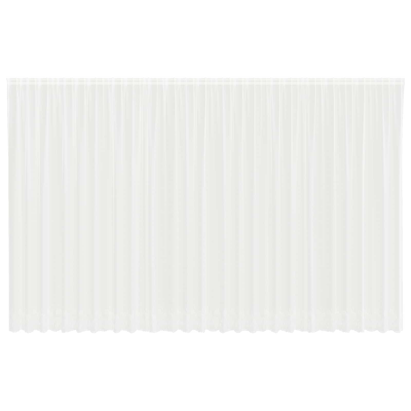 vidaXL Lace Curtain White 280 x 750 cm Polyester 2