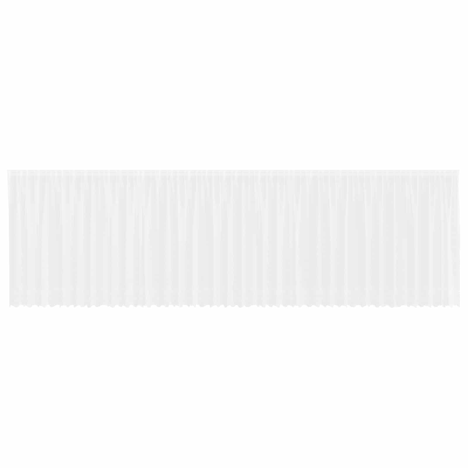vidaXL Lace Curtain White 160 x 900 cm Polyester 2