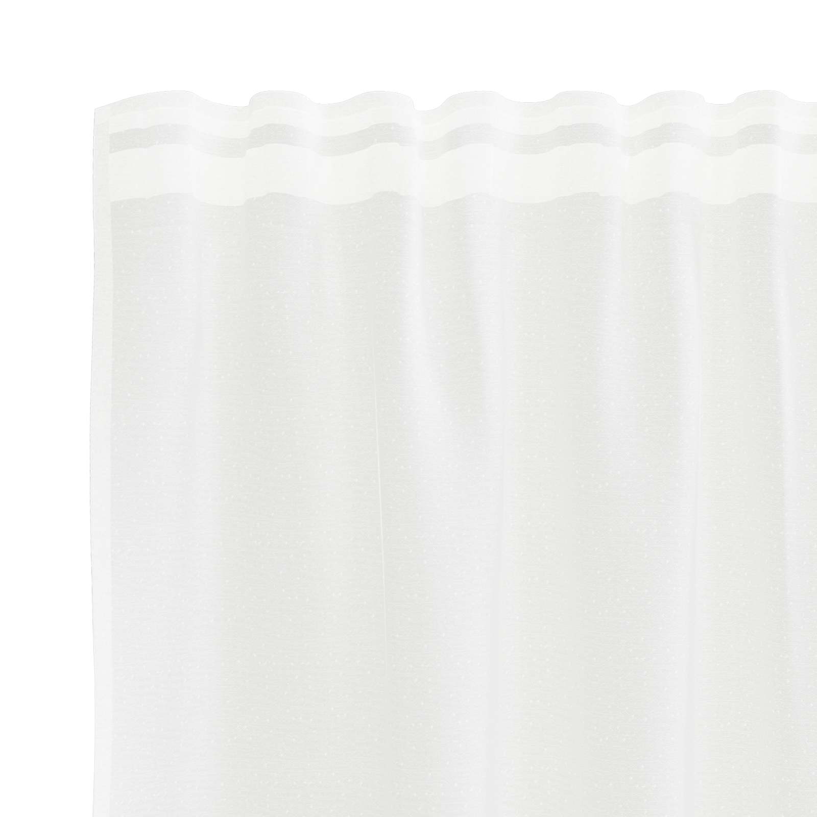 vidaXL Lace Curtain White 1200 x 140 cm Polyester 4
