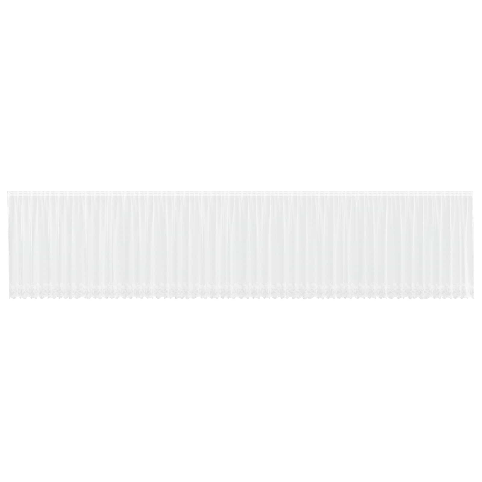 vidaXL Lace Curtain White 160 x 1200 cm Polyester 2