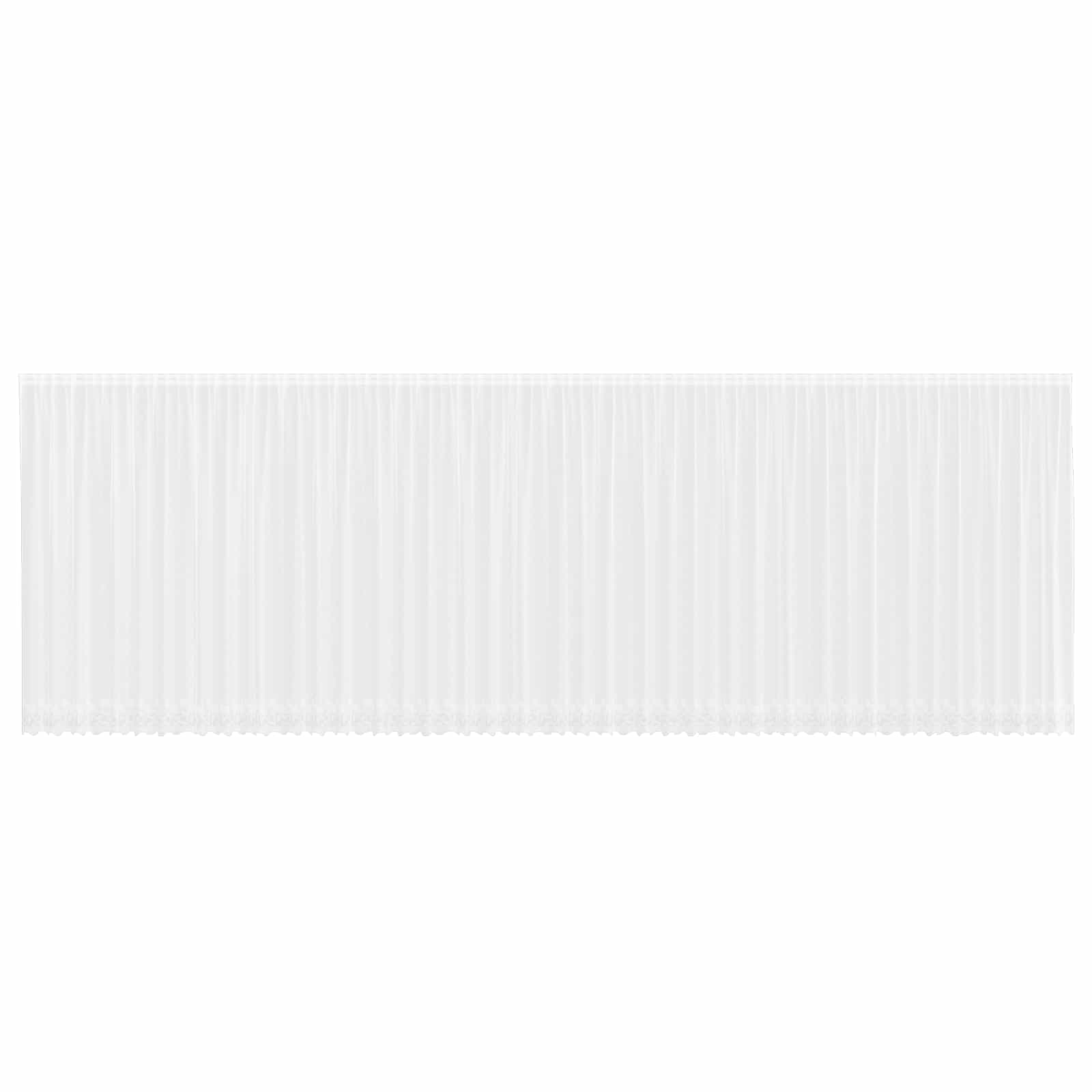 vidaXL Lace Curtain White 200 x 1200 cm Polyester 2