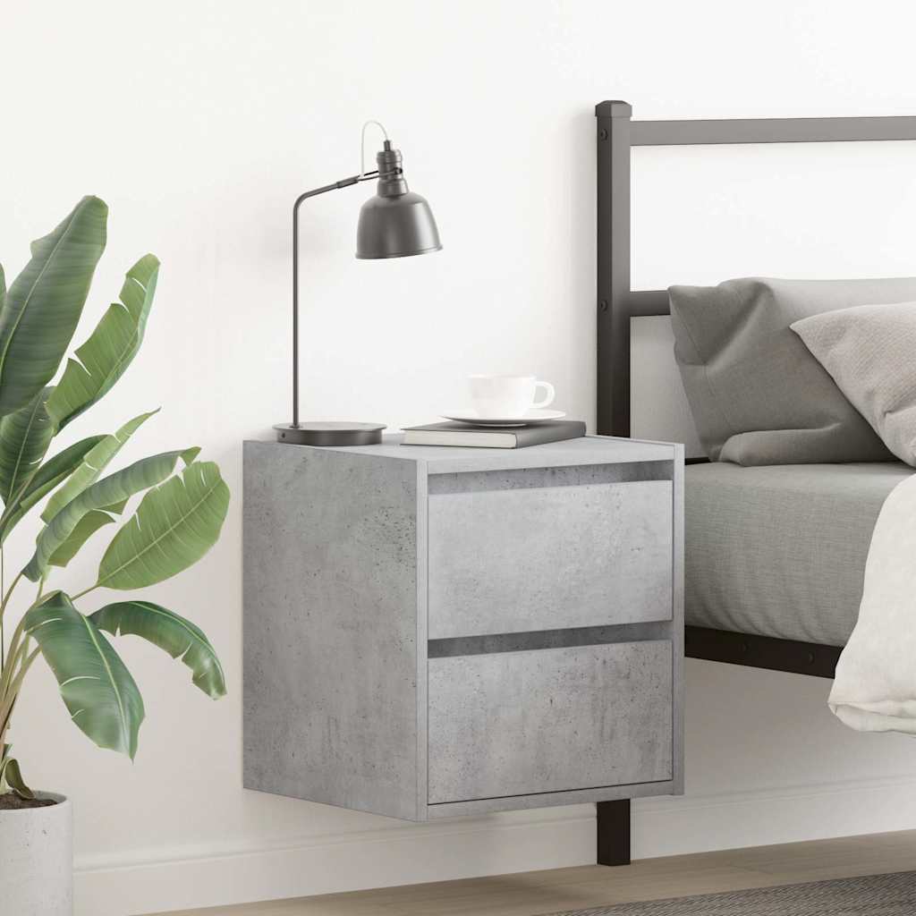 vidaXL Wall-mounted Bedside Cabinet 38x34x40 cm