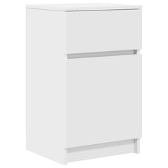 vidaXL Bedside Cabinet White 39x35x65 cm Engineered Wood 2