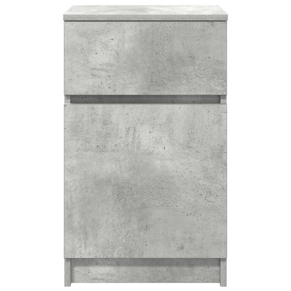 vidaXL Bedside Cabinet Concrete Grey 39x35x65 cm Engineered Wood 6