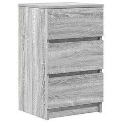 vidaXL Bedside Cabinets with 3 Drawers 2 pcs Grey Sonoma 39x35x65 cm 5