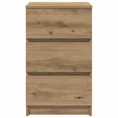 vidaXL Bedside Cabinet with 3 Drawers Artisan Oak 39x35x65 cm 6