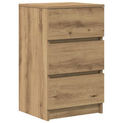vidaXL Bedside Cabinets with 3 Drawers 2 pcs Artisan Oak 39x35x65 cm 5