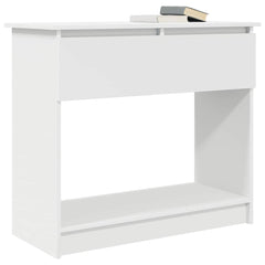 vidaXL Console Table with Drawers White 85.5x38.5x74.5 cm 4