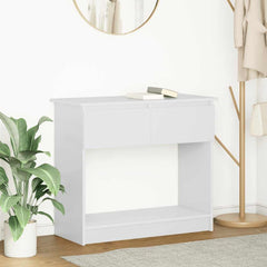 vidaXL Console Table with Drawers White 85.5x38.5x74.5 cm 1
