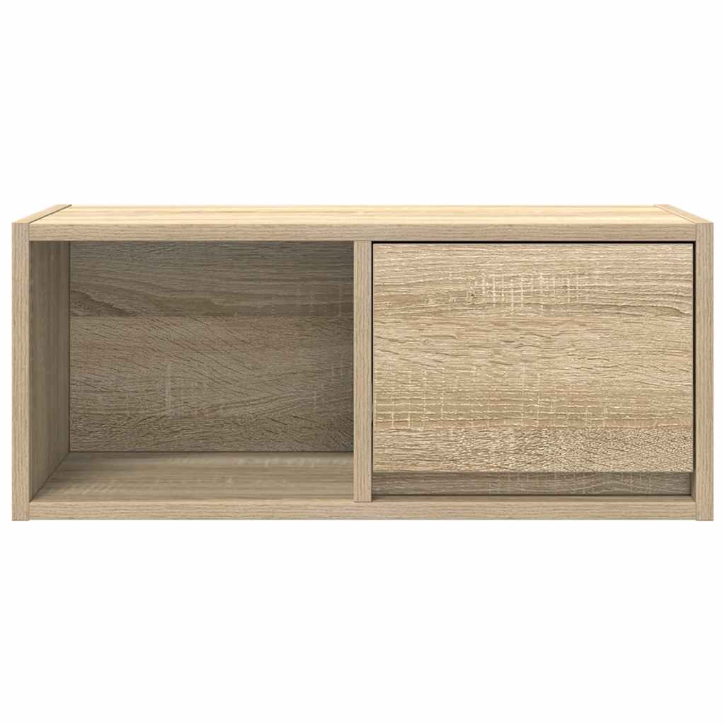 vidaXL TV Cabinet Sonoma Oak 60x31x25.5 cm Engineered Wood 6