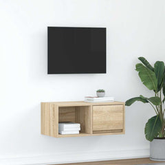 vidaXL TV Cabinet Sonoma Oak 60x31x25.5 cm Engineered Wood 1