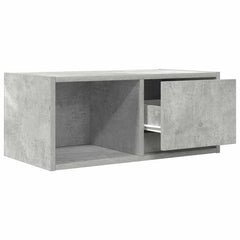 vidaXL TV Cabinet Concrete Grey 60x31x25.5 cm Engineered Wood 5