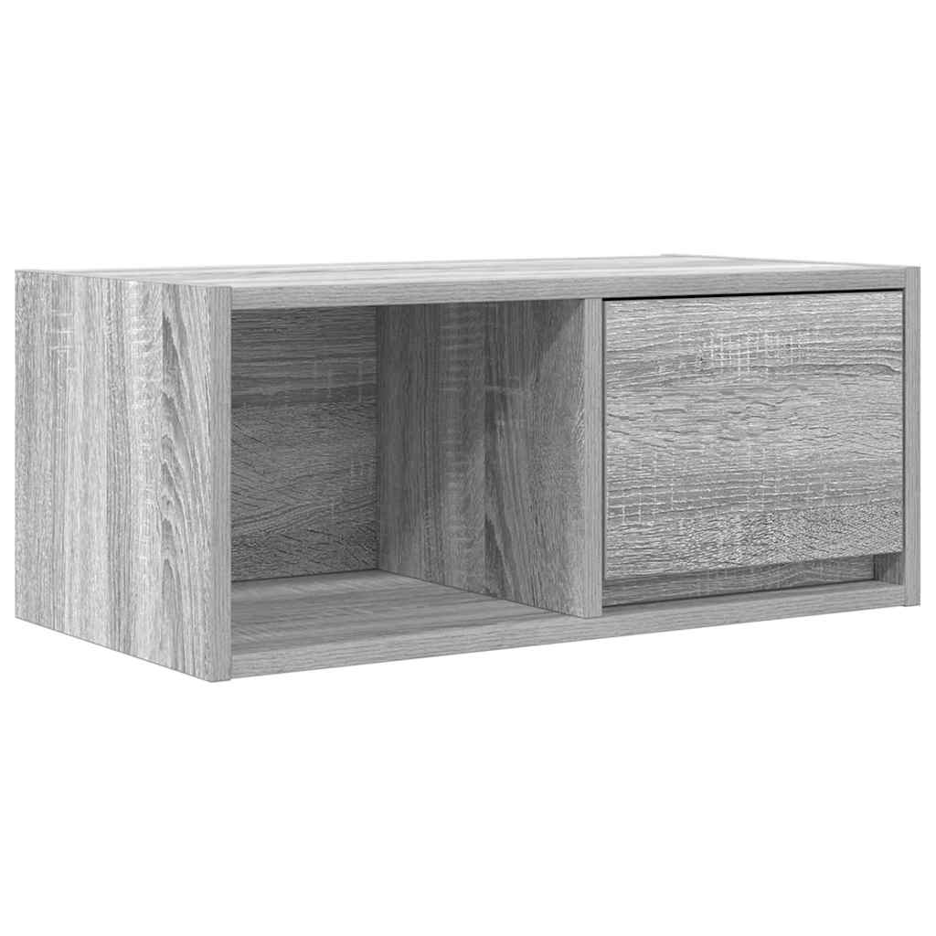 vidaXL TV Cabinet Grey Sonoma 60x31x25.5 cm Engineered Wood 2