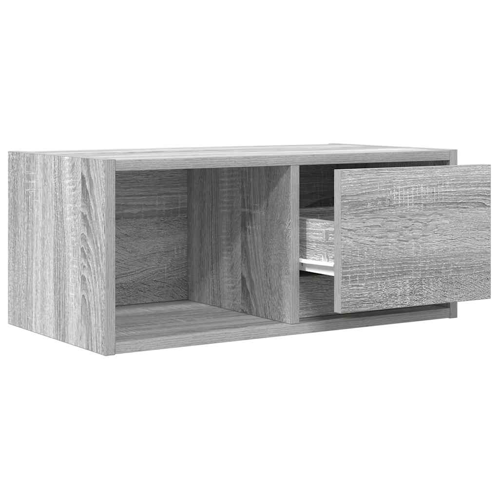 vidaXL TV Cabinet Grey Sonoma 60x31x25.5 cm Engineered Wood 5