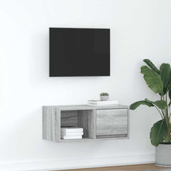 vidaXL TV Cabinet Grey Sonoma 60x31x25.5 cm Engineered Wood 1