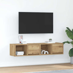 vidaXL TV Cabinets 2 pcs Artisan Oak 60x31x25.5 cm Engineered Wood 1