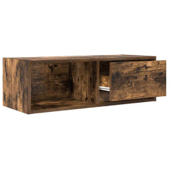 vidaXL TV Cabinet Smoked Oak 80x31x25.5 cm Engineered Wood 5