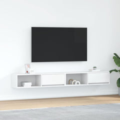 vidaXL TV Cabinets 2 pcs White 100x31x25.5 cm Engineered Wood 1