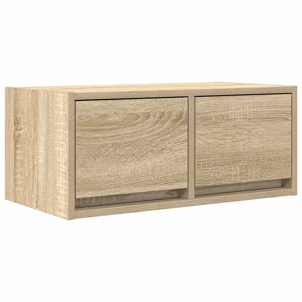vidaXL TV Cabinet Sonoma Oak 60x31x25,5 cm Engineered Wood 2
