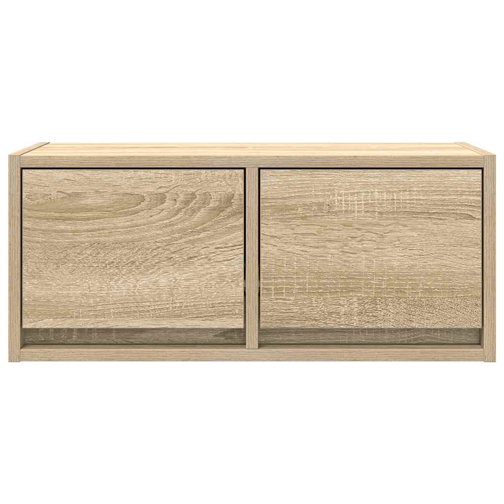 vidaXL TV Cabinet Sonoma Oak 60x31x25,5 cm Engineered Wood 5