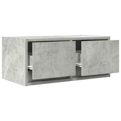 vidaXL TV Cabinet Concrete Grey 60x31x25,5 cm Engineered Wood 4