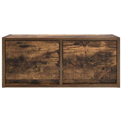 vidaXL TV Cabinet Smoked Oak 60x31x25,5 cm Engineered Wood 5