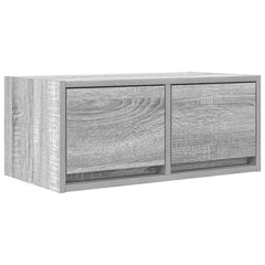 vidaXL TV Cabinet Grey Sonoma 60x31x25,5 cm Engineered Wood 2