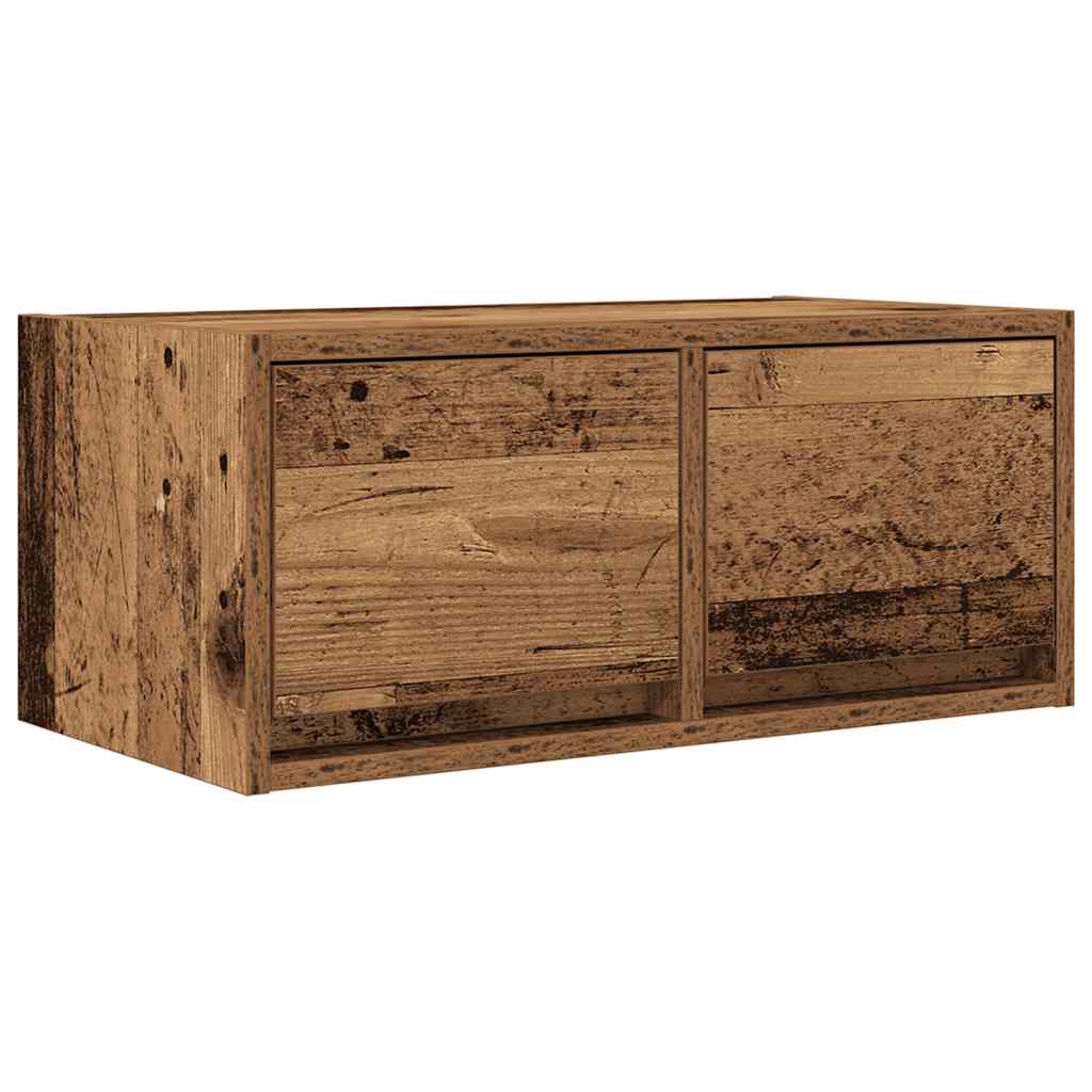 vidaXL TV Cabinet Old Wood 60x31x25,5 cm Engineered Wood 2