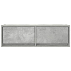 TV Cabinet 80x31x25.5 cm Engineered Wood Concrete grey
