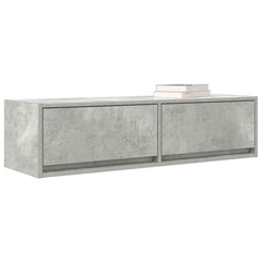 vidaXL TV Cabinet 100 x 31 x 25.5 cm Concrete grey Engineered wood 3