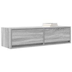 vidaXL TV Cabinet 100 x 31 x 25.5 cm Grey sonoma Engineered wood 3