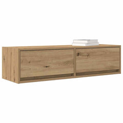 vidaXL TV Cabinet 100 x 31 x 25.5 cm Artisan oak Engineered wood 3