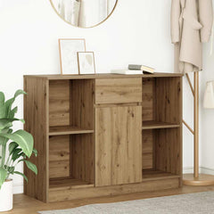 vidaXL Sideboard with Drawer Artisan Oak 101x35x76 cm Engineered Wood 1