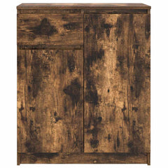 vidaXL Sideboard with Drawer Smoked Oak 71x35x84 cm Engineered Wood 6