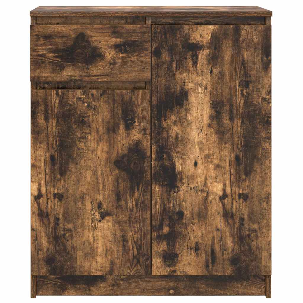 Sideboard with Drawer 71x35x84 cm Engineered Wood Smoked oak