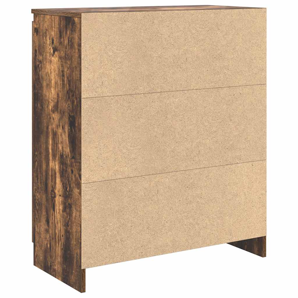 Sideboard with Drawer 71x35x84 cm Engineered Wood Smoked oak