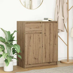 Sideboard with Drawer 71x35x84 cm Engineered Wood Artisan oak
