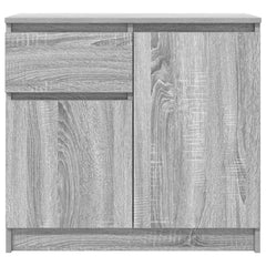 vidaXL Sideboard with Drawer Grey Sonoma 71x35x65 cm Engineered Wood 6