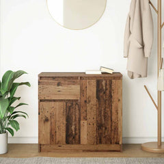 vidaXL Sideboard with Drawer Old Wood 71x35x65 cm Engineered Wood 3