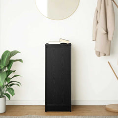 vidaXL Sideboard Black Oak 29.5x34x76 cm Engineered Wood 3