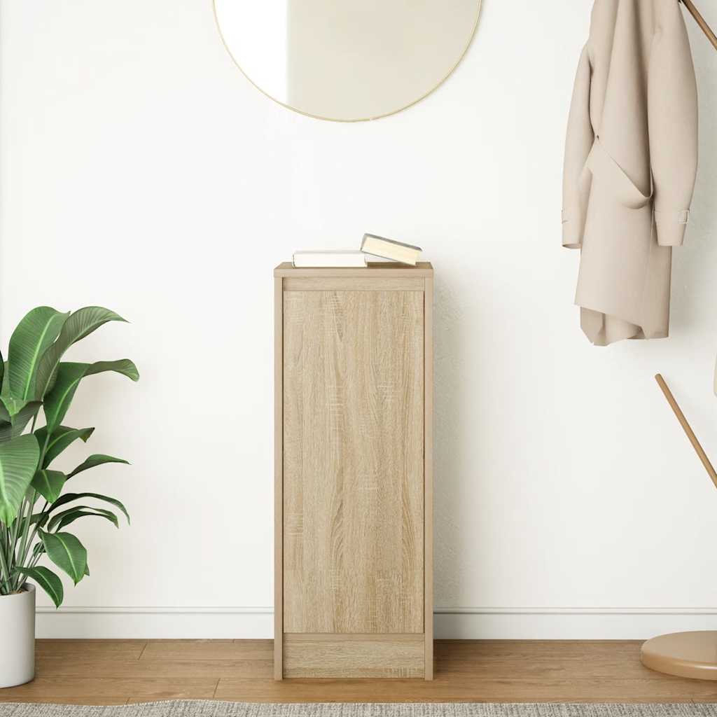 vidaXL Sideboard Sonoma Oak 29.5x34x76 cm Engineered Wood 3