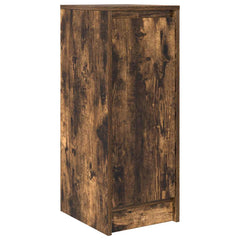 vidaXL Sideboard Smoked Oak 29.5x34x76 cm Engineered Wood 2