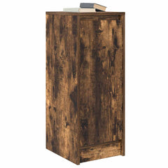 vidaXL Sideboard Smoked Oak 29.5x34x76 cm Engineered Wood 4