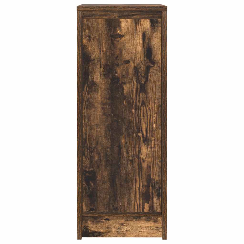 vidaXL Sideboard Smoked Oak 29.5x34x76 cm Engineered Wood 6
