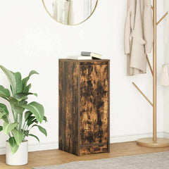 vidaXL Sideboard Smoked Oak 29.5x34x76 cm Engineered Wood 1