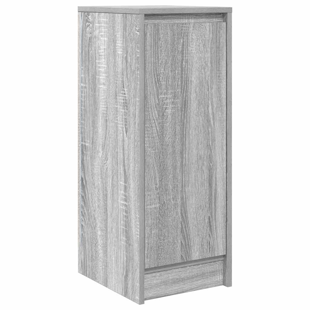vidaXL Sideboard Grey Sonoma 29.5x34x76 cm Engineered Wood 2