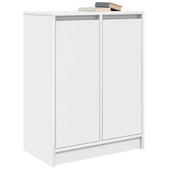 vidaXL Sideboard White 57x34x76 cm Engineered Wood 4