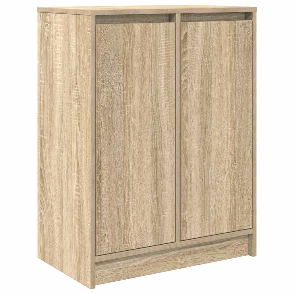 vidaXL Sideboard Sonoma Oak 57x34x76 cm Engineered Wood 2