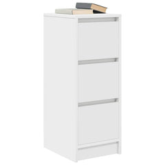 vidaXL Sideboard White 29.5x34x76 cm Engineered Wood 4